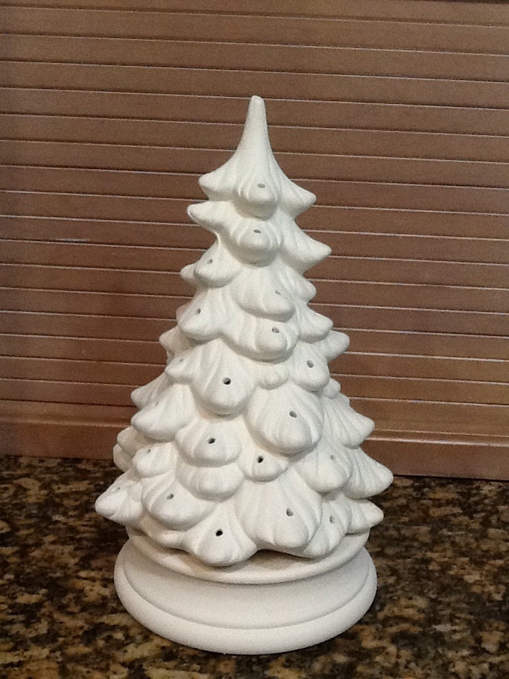  Ceramic  bisque  12 Christmas Tree ready to paint 