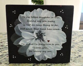 Daughter in Law Gift Welcome To The Family Gift Bridal Shower Gift ...