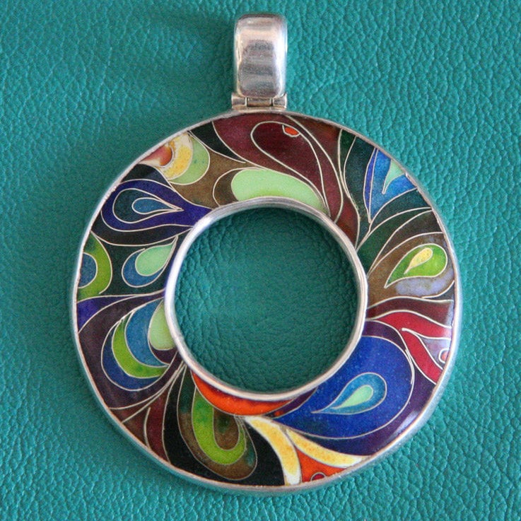 Contemporary enamel jewelry with personal story by Emoshine