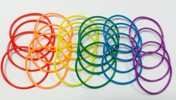 Set Of 24 Jelly Bracelets