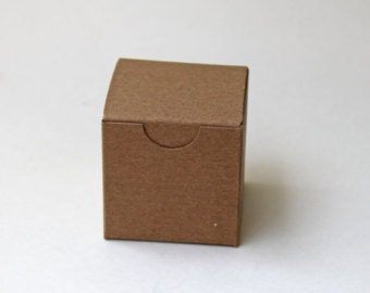 25 3x3x3 box, set of 25 kraft gift box, 3x3x3 favor box, natural kraft box, wedding favor box, bridal/wedding shower box, white 3x3x3 box
