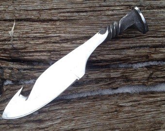 dragon railroad spike knife