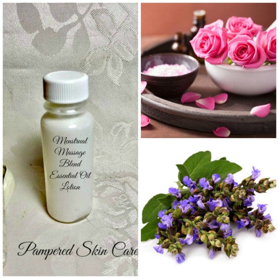 Menstrual Massage Essential Oil Blend LotionWarm Compress