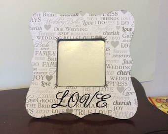 Custom Wedding picture frame,Engagement photo frame,custom picture frame,wedding picture frame,wedding gift,personalized picture frame