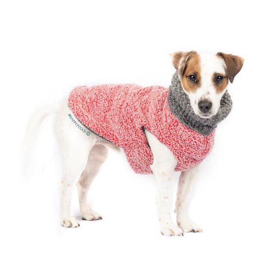 Items similar to Fleece Dog coat, Dog jacket, Winter Dog Coat Dog
