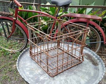 Metal milk crate Farmbest dairy.