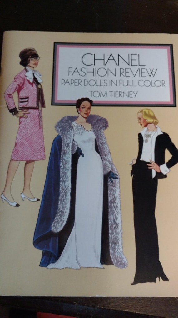 Chanel Fashion Review Paper Dolls in Full Color by Tom Tierney