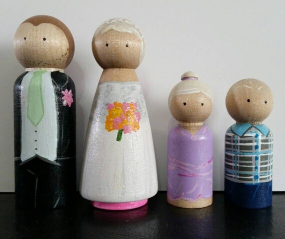 Custom Family Peg dolls