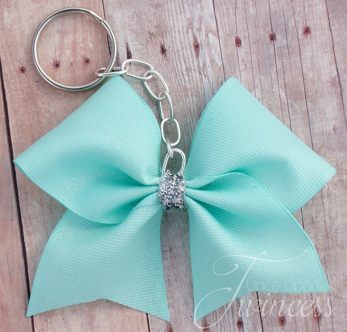 Cheer Bow Keychain For Cheerleader Cheerleading Keychain For Cheer Bag
