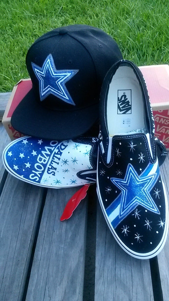Hand painted Dallas Cowboys inspired vans shoes by KULAYbyNova Hand painted Dallas Cowboys inspired vans shoes by KULAYbyNova