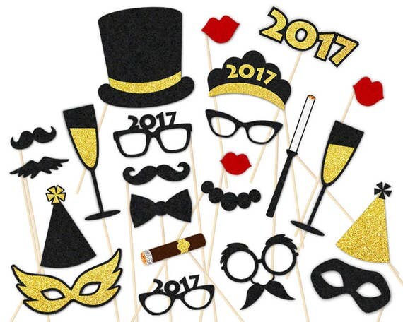 new year photo props new years photo booth props felt photobooth by new year photo props new years photo booth props felt photobooth by
