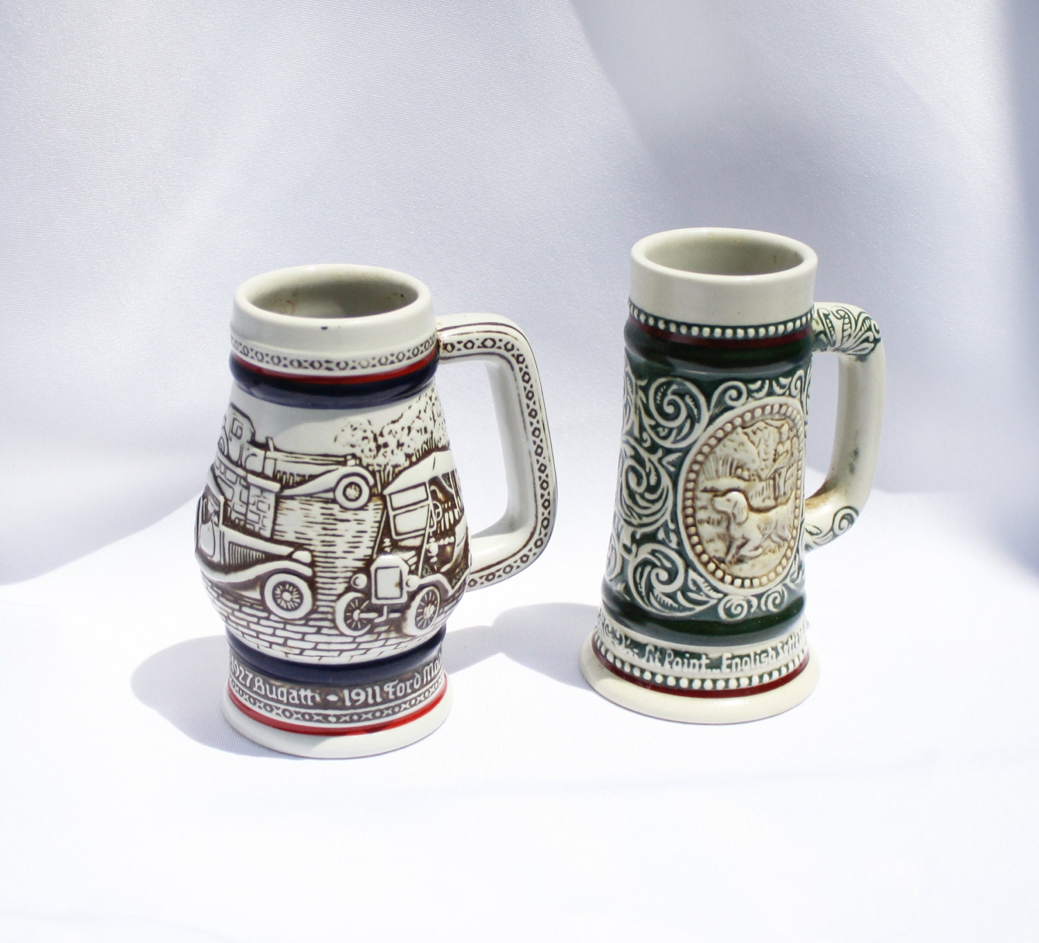 Ceramarte Avon Collectible Beer Steins Set of 2