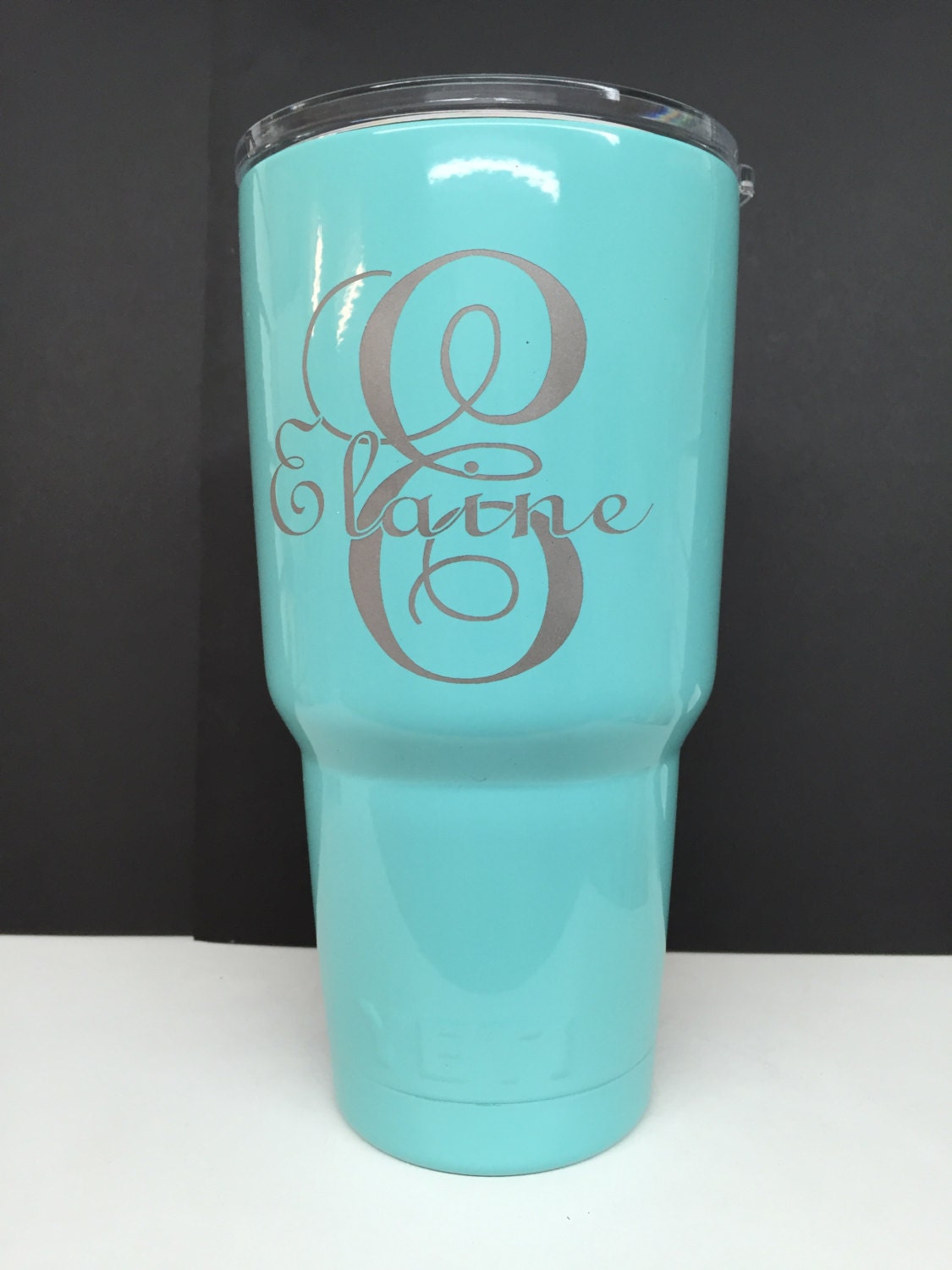 Yeti 30 Oz teal Personalized