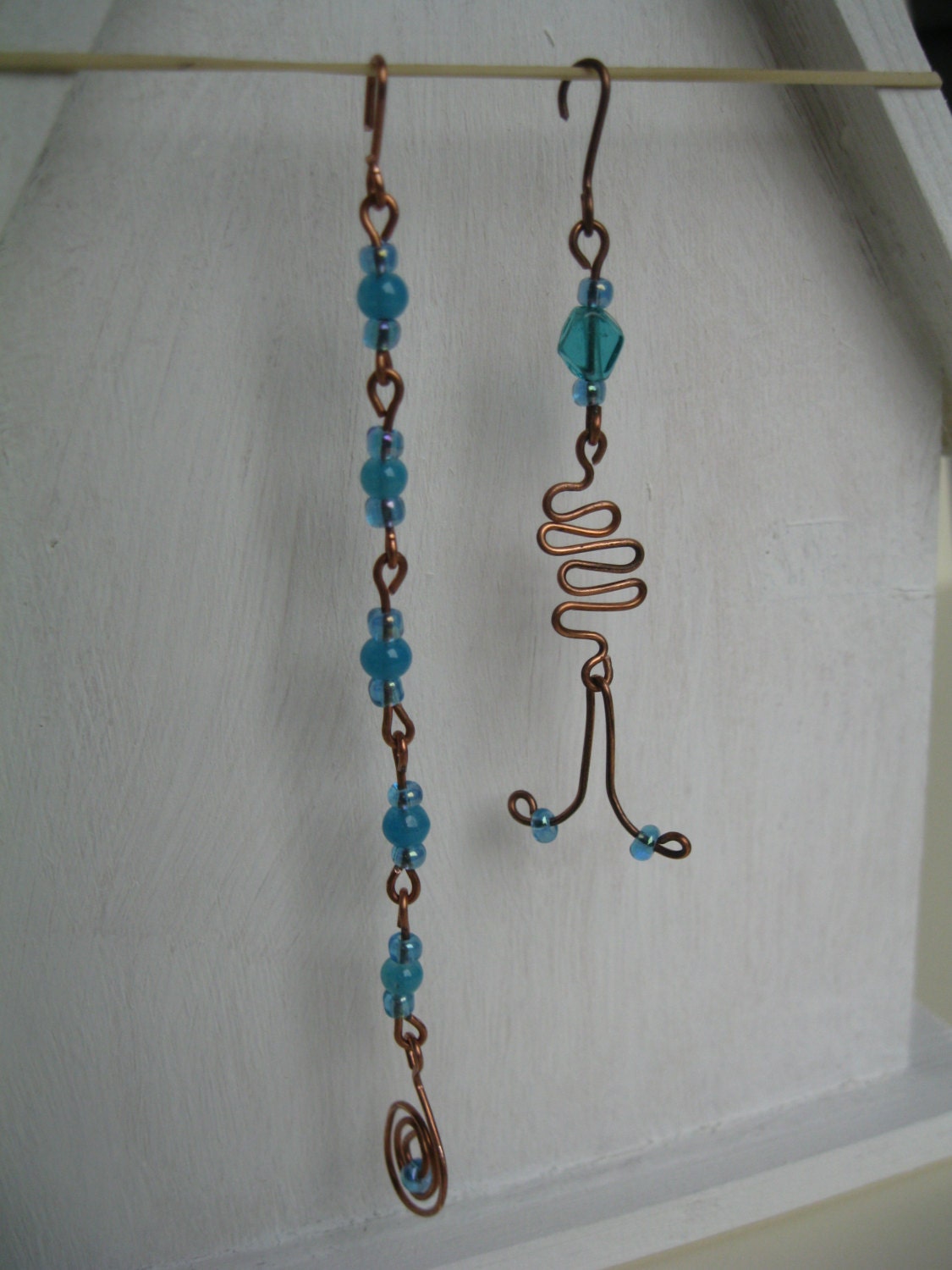 Mini fairy rain chain & wind chime set by dfayedesigns on Etsy