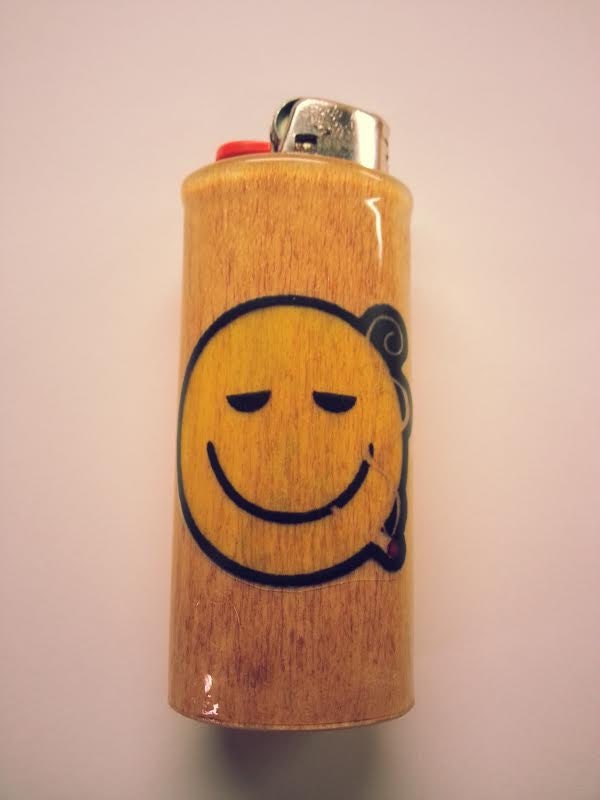 Smiley Face Joint Lighter Case, Lighter Holder, Lighter Sleeve Pot Weed