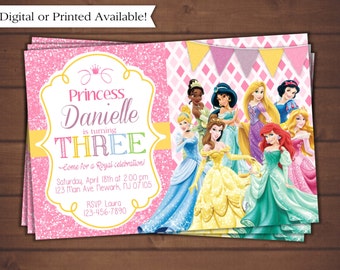 Disney Princess Invitation