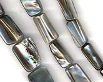 Solid shell irregular rectangles, pkg of 10. b15-she282(e)