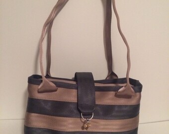 Seatbelt Purse, Large handbag, seat belt bag, large woven