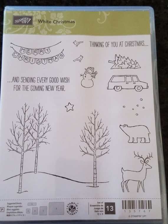 Stampin Up White Christmas Stamp Set