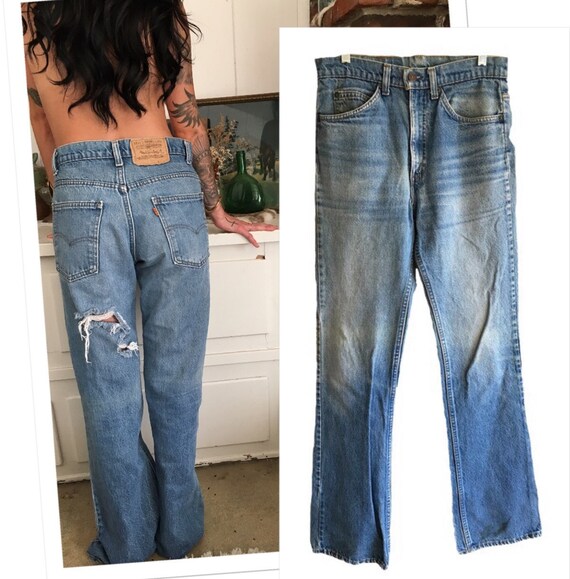 Orange Tab Levi's Levi jeans denim womens classic 70's