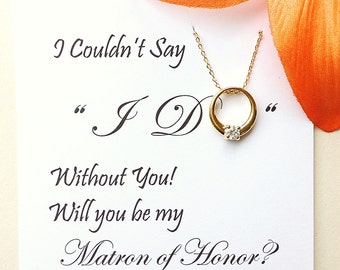 Will You Be My Matron of Honor Gift, Matron of Honor Card, Bridesmaid Invitation, Asking Matron of Honor Gift, Matron of Honor Proposal