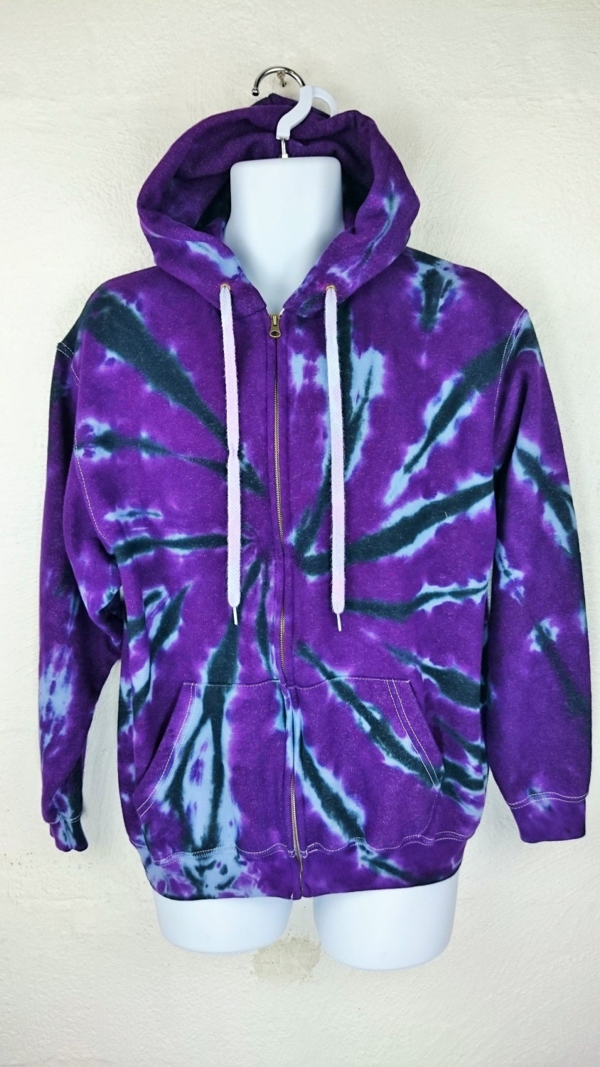 Tie dye Hoodie Purple Hoodie Tie dye sweatshirt Tie dye