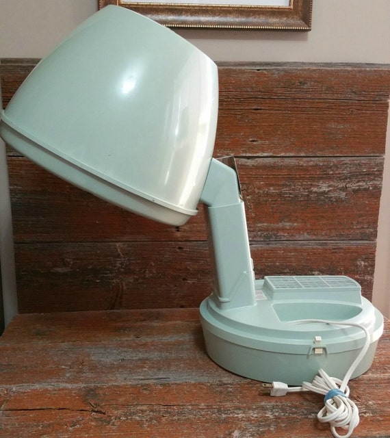 Vintage General Electric Portable Hair Dryer Top Hooded