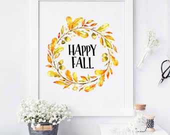 Fall Wall Art pumpkin spice fall wall art fall print printable fall decor Fall Wall Art pumpkin spice fall wall art fall print printable fall decor