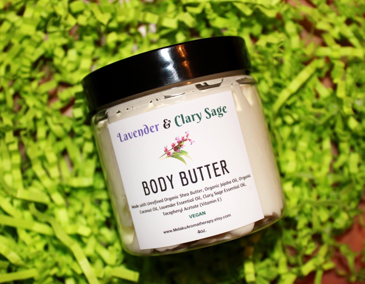 Vegan Body Butter Organic Body Butter by MelakuAromatherapy