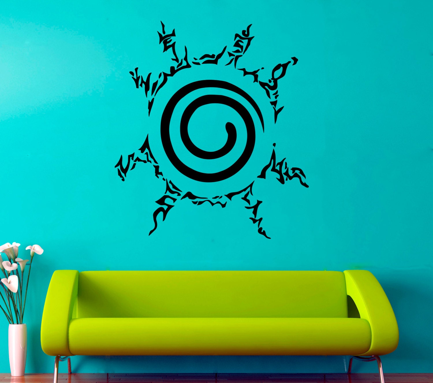 Naruto Seal Wall Decal Anime Wall Vinyl Sticker Wall Cartoon
