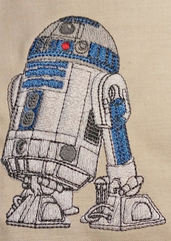 Star Wars R2-D2 Embroidery Design