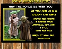 Invitation Anniversaire Yoda