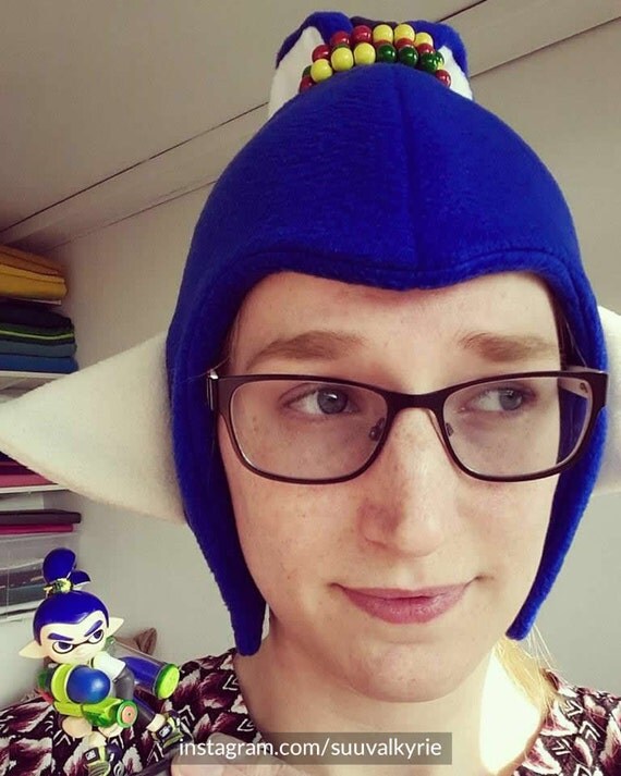 Splatoon Hat Inkling Boy Royal Blue by Fanties on Etsy