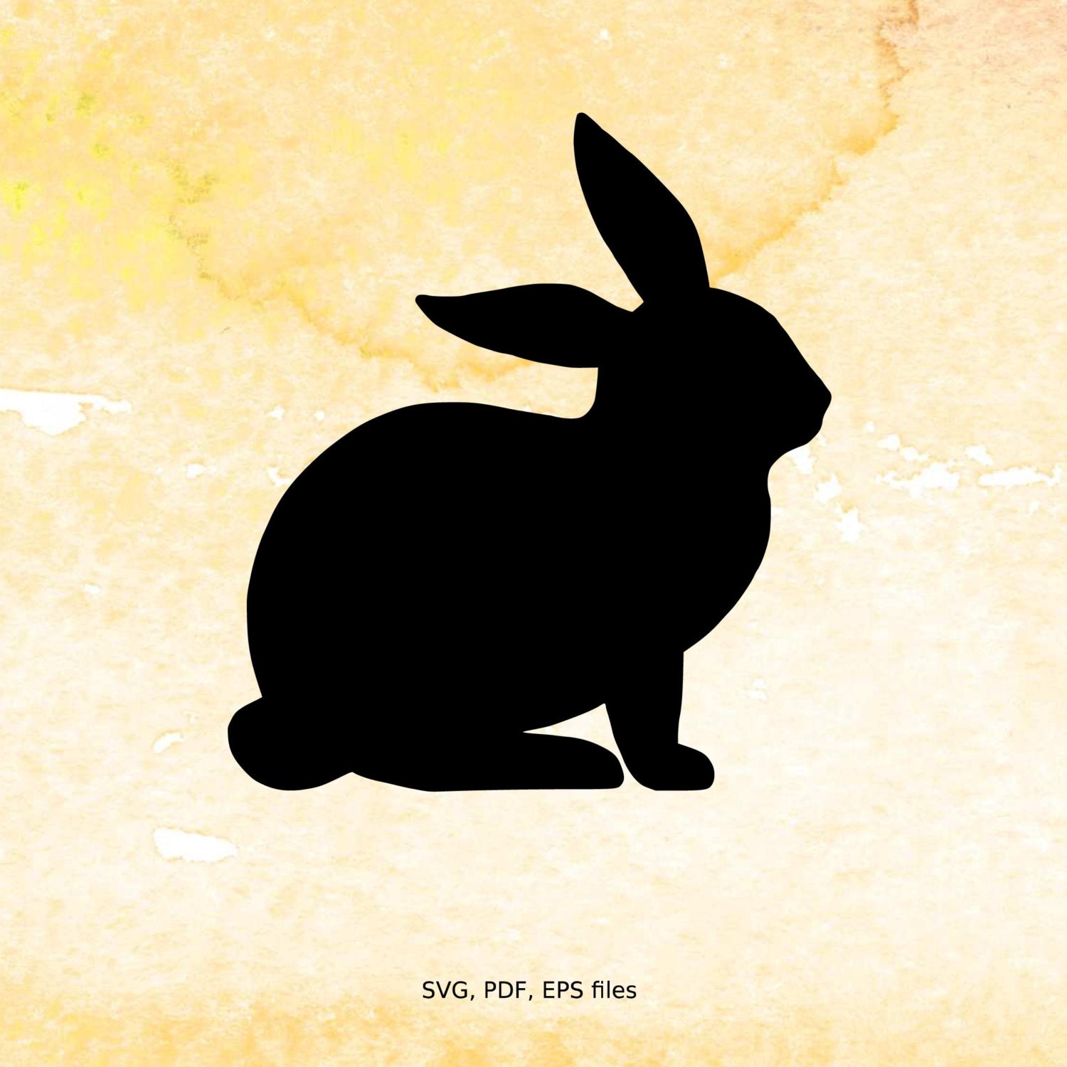 Download Bunny SVG cutting file, Easter svg, pdf,eps files for ...