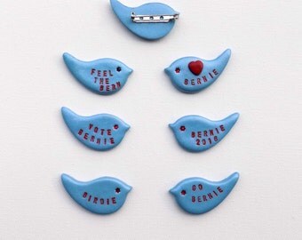Bernie Sanders Pin, Bernie Bird Pin, Bernie Sanders Buttons, Bernie Sanders Button, Bernie Sanders, Bernie Donation, Birdie Sanders