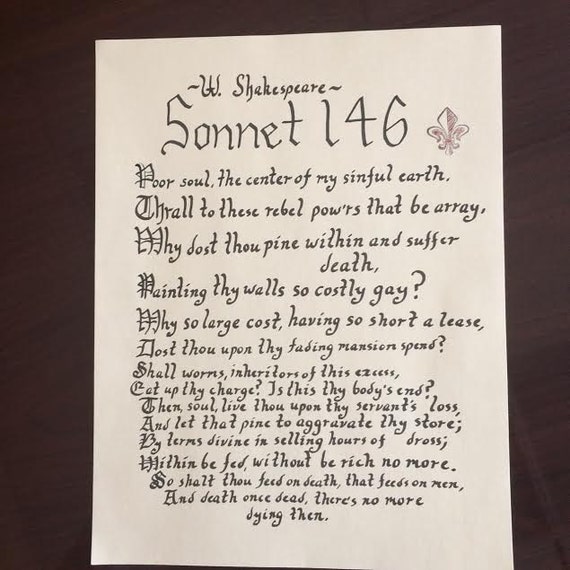 shakespeare sonnet 16