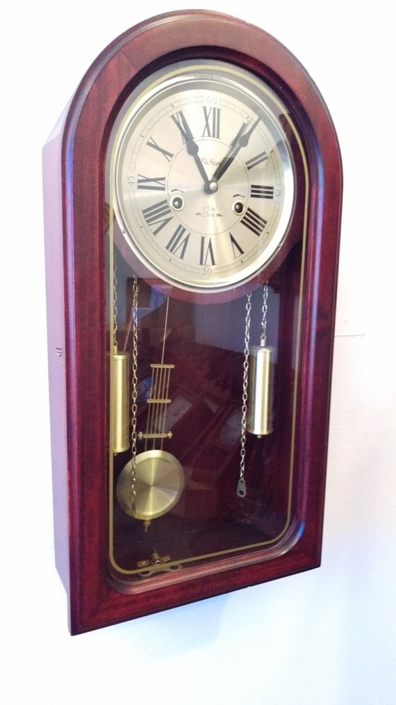 Restored / Retro Waltham 31 day chiming wall clock