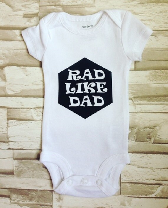 Download Rad Like Dad Baby Onesie Bodysuit