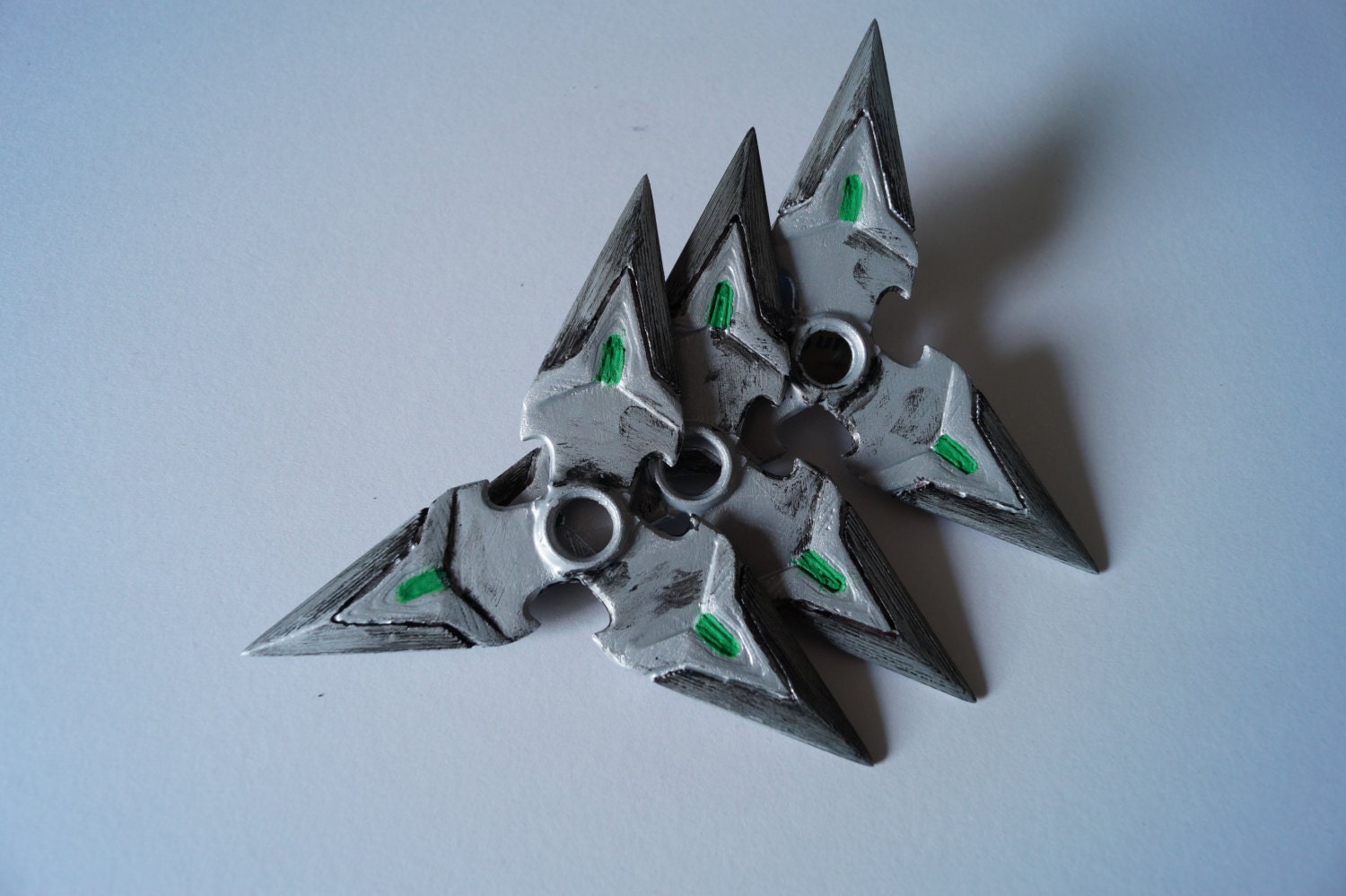 Overwatch Genji Shuriken replica different skins by RebelYeah