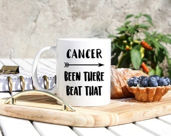 Cancer Survivor Gift - Cancer Survivor Mug - Gifts For Cancer Survivor - I Beat Cancer - Cancer Recovery Gifts - Cancer Awareness Mugs Gifts
