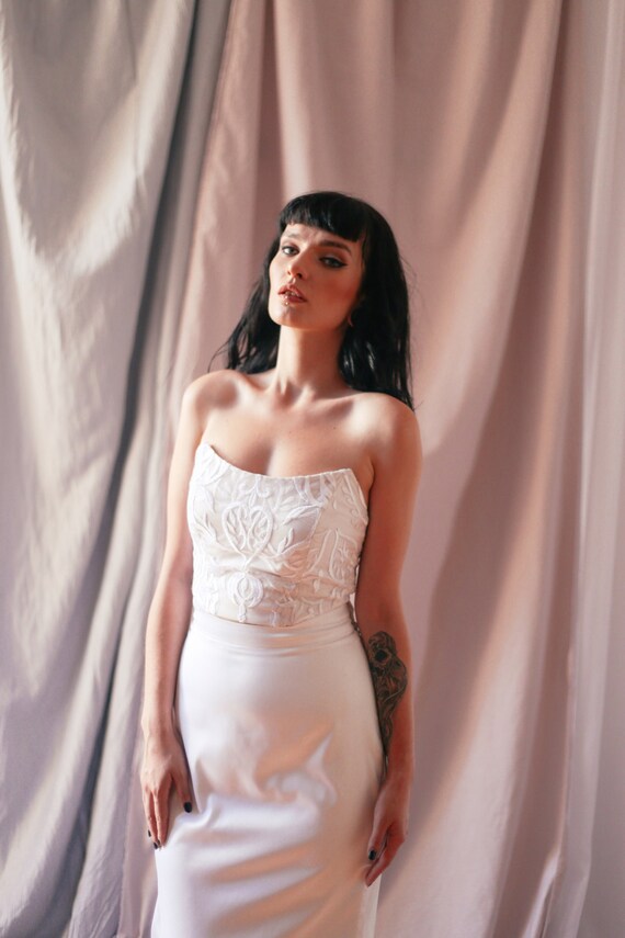 Dress Wedding Dress Runway Bustier Dress Bustier Wedding Dress