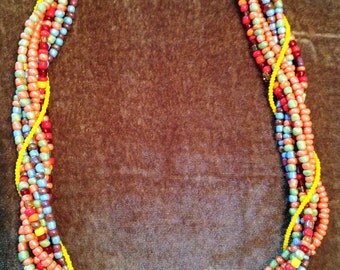 Indian corn necklace | Etsy