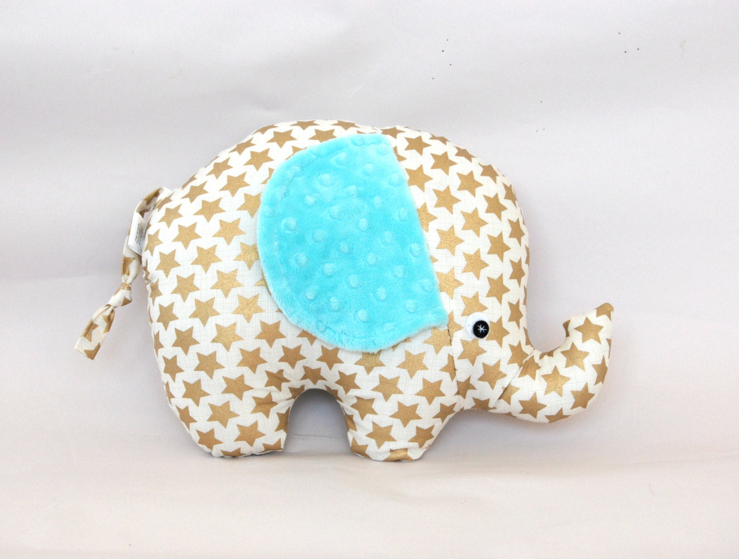 Extra Large Plush Elephant with Minky Ears Kids Lovey