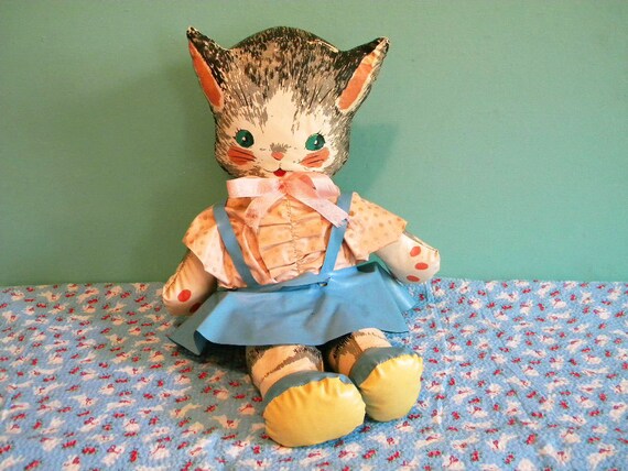 vintage vinyl stuffed animals