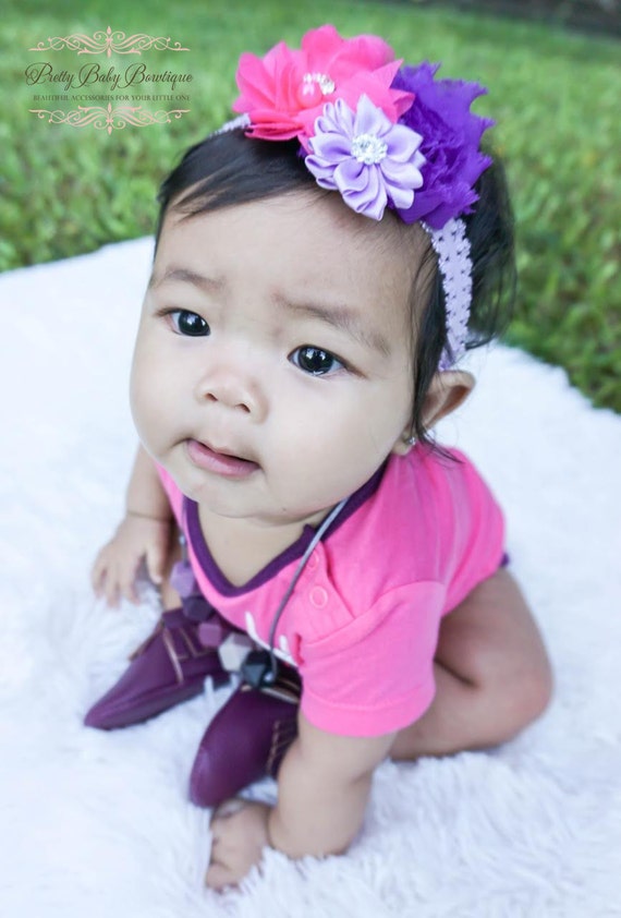 lavender baby headband baby headbands baby purple baby headband infant pink and purple headband lavender baby headband baby headbands baby purple baby headband infant pink and purple headband