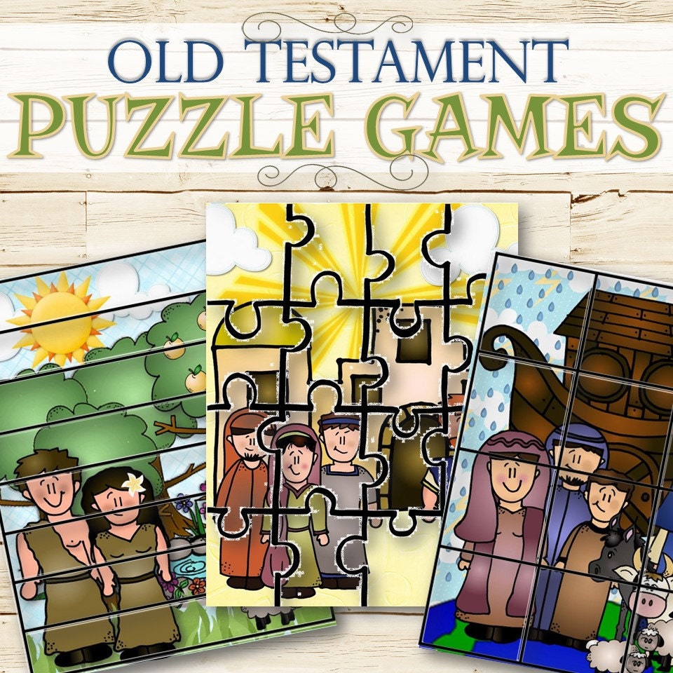 Old Testament Puzzle Games INSTANT DOWNLOAD