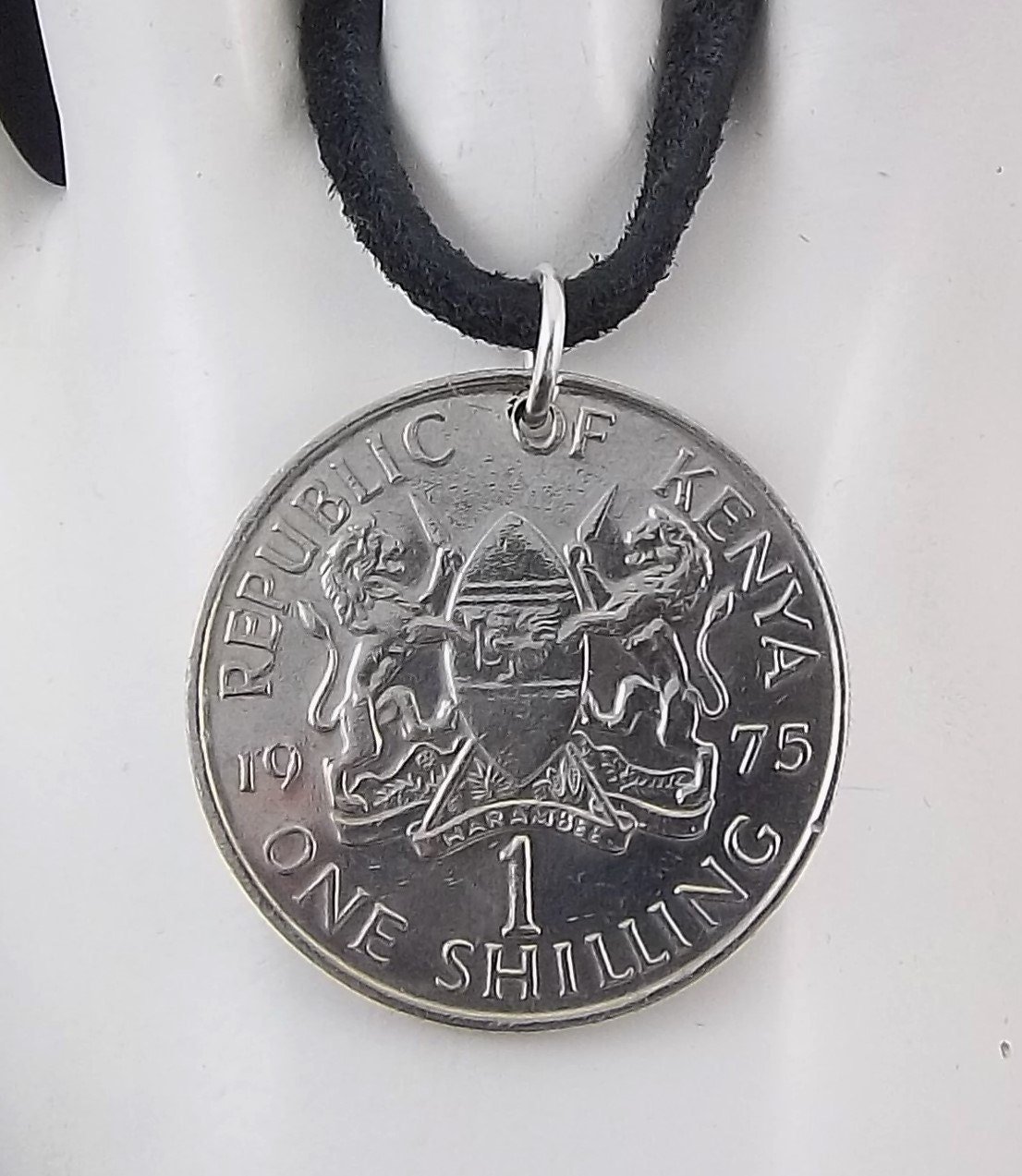 Kenya Coin Necklace 1 Shilling Mens Necklace Womens