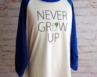 Peter Pan shirt, Disney shirt, Peter Pan, J. M. Barrie Peter pan, Never grow up, disney world, disney world shirt, peter and wendy