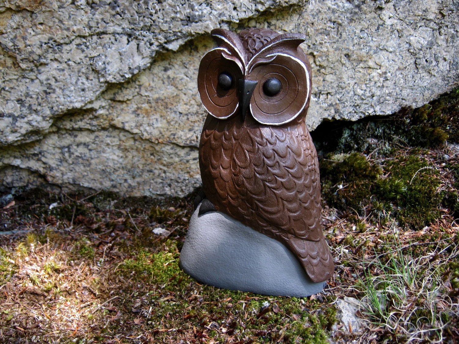 Owl Statue Owl For Garden Concrete Owl Figure Concrete