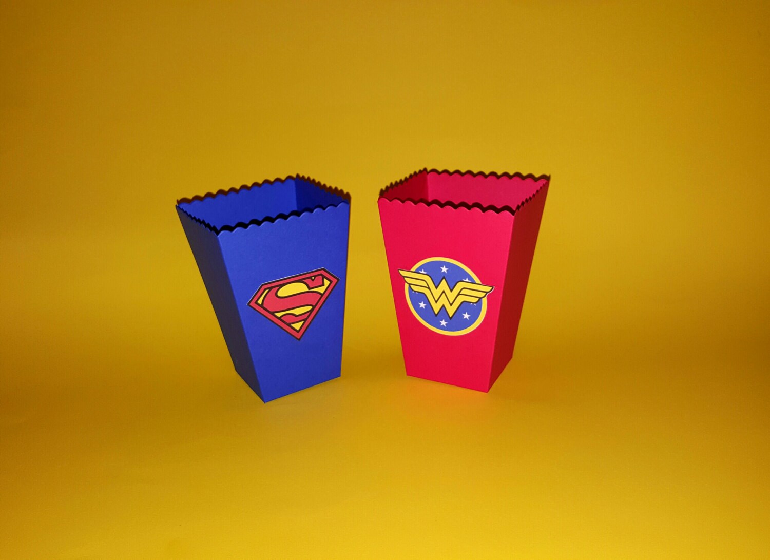 thumbnail image 2 of MotiMind 100 Pcs Hero Popcorn Mini Box Hero Popcorn Containers Bulk Snack Treat Buckets Snack Candy Box For Movie Night Birthday Party Supplies 2 of 14